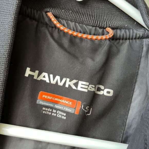 Hawke & Co Quilted Black Bomber Jacket Lightweight Zip-Up Men's Small - Picture 7 of 8